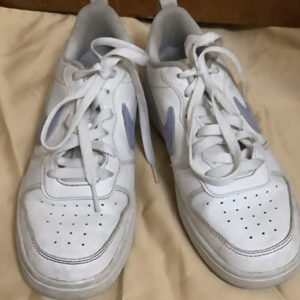 Nike white and lightblue sneakers